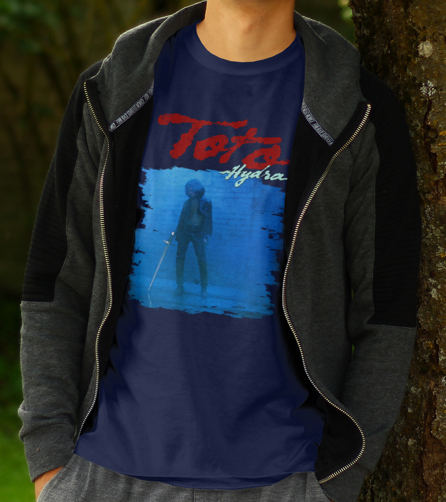 Toto Hydra Sword Figure Blue Square T-Shirt