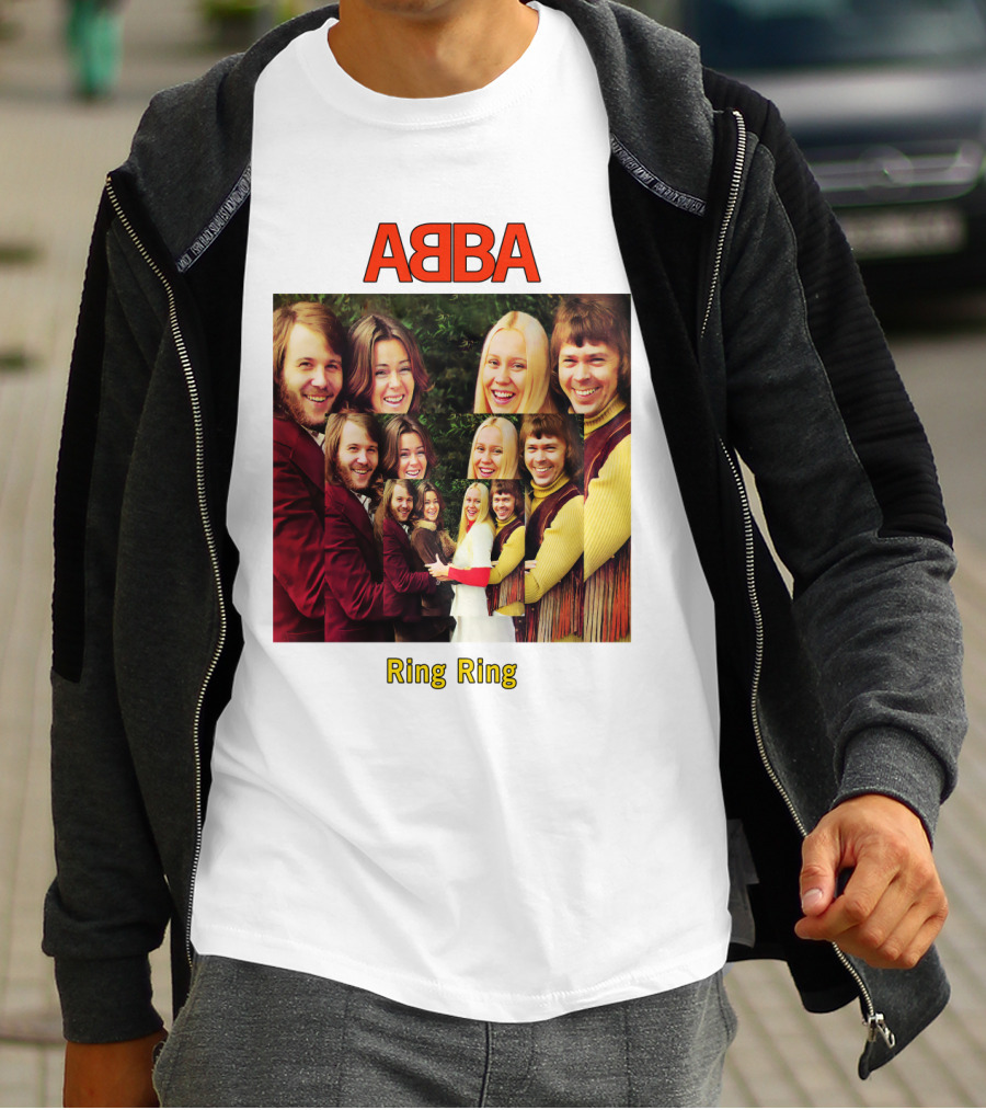 ABBA Ring Ring Album Cover T-Shirt