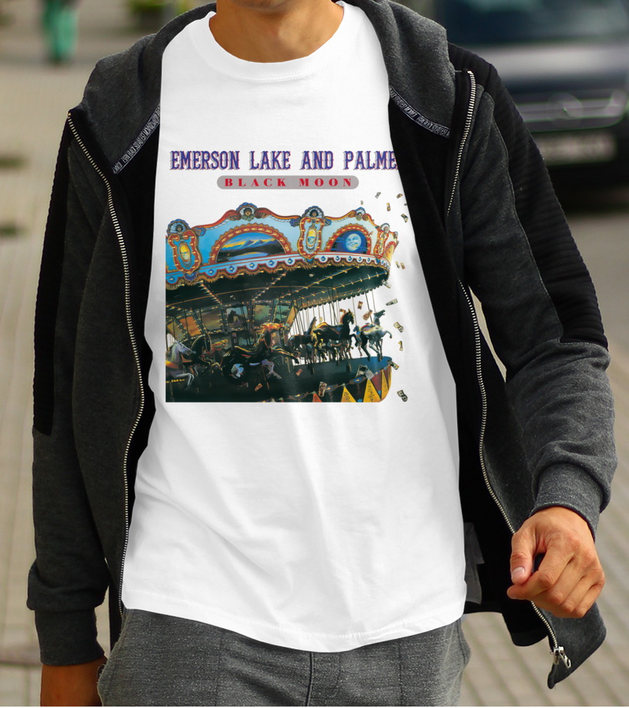 Emerson Lake And Palmer Black Moon Carousel T-Shirt