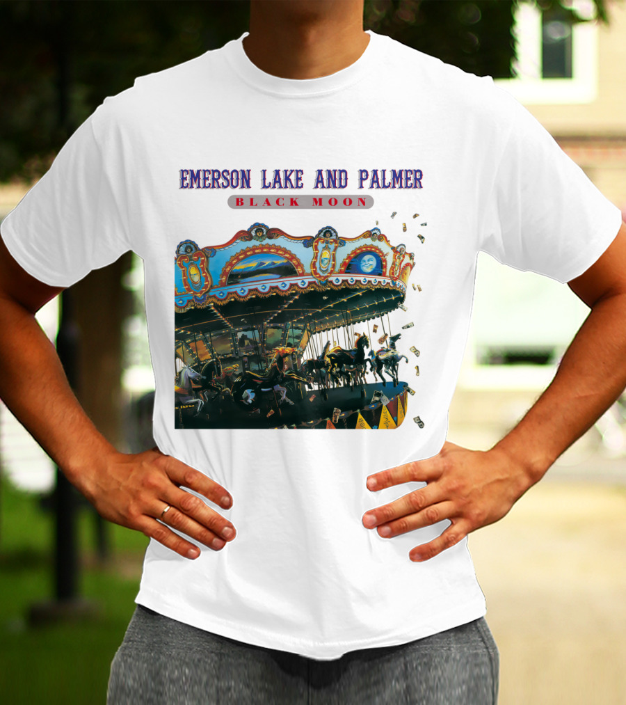 Emerson Lake And Palmer Black Moon Carousel T-Shirt
