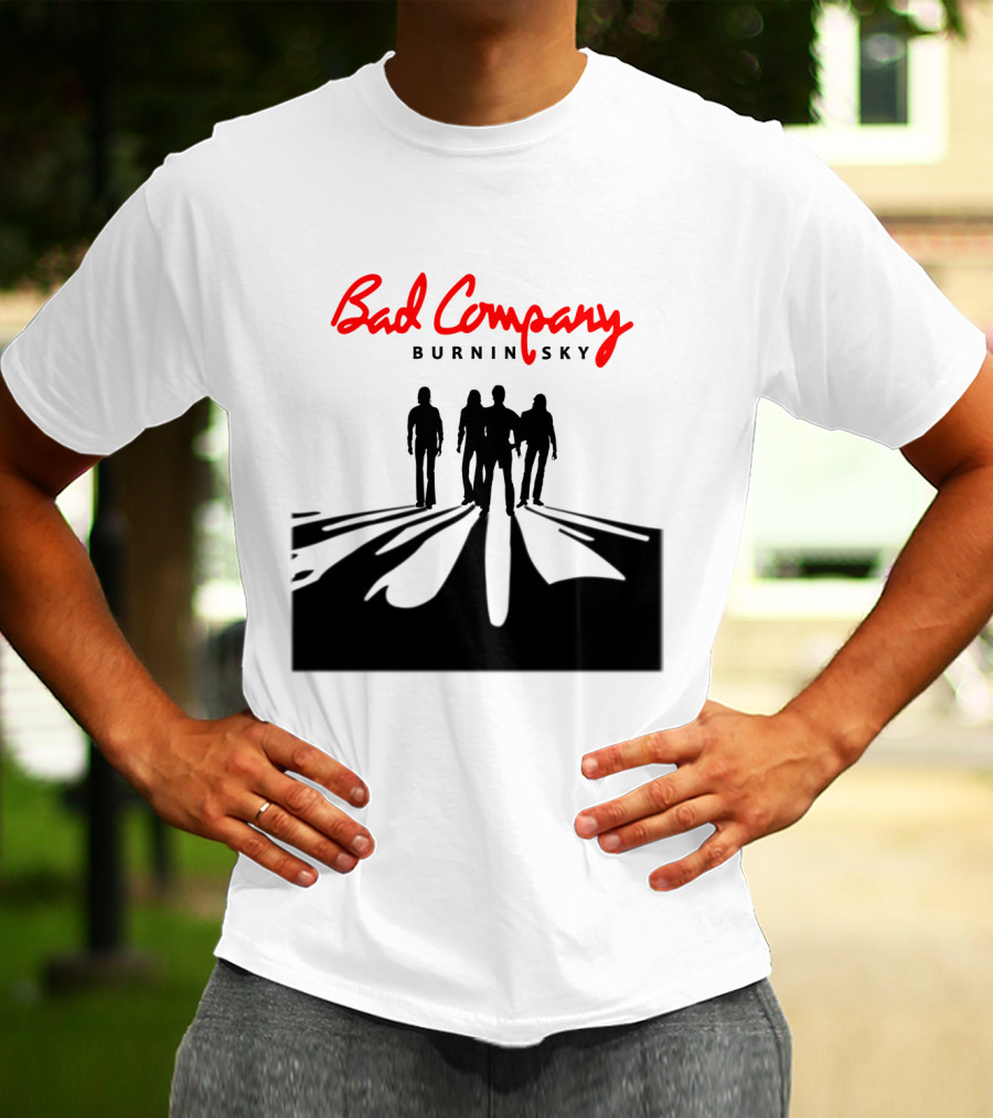 Bad Company Burnin' Sky Silhouette Walkway T-Shirt