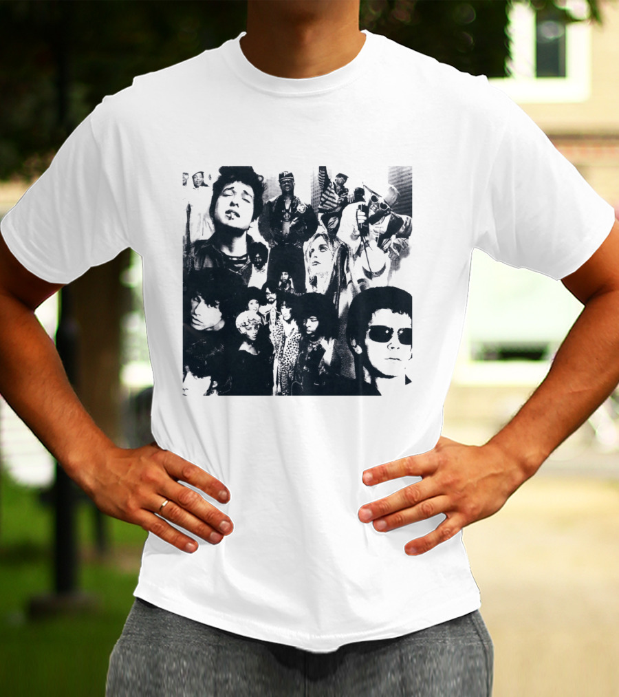 Duran Duran Thank You Album Collage Recognizable Music Figures T-Shirt