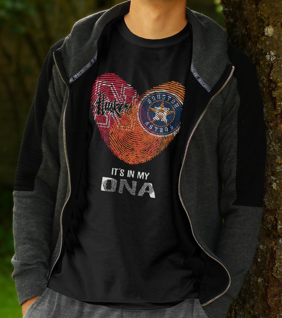 Houston Astros Nebraska Huskers It's In My DNA T-Shirt