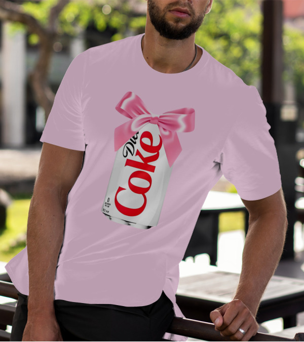 Pink Bow Diet Coke Can T-Shirt