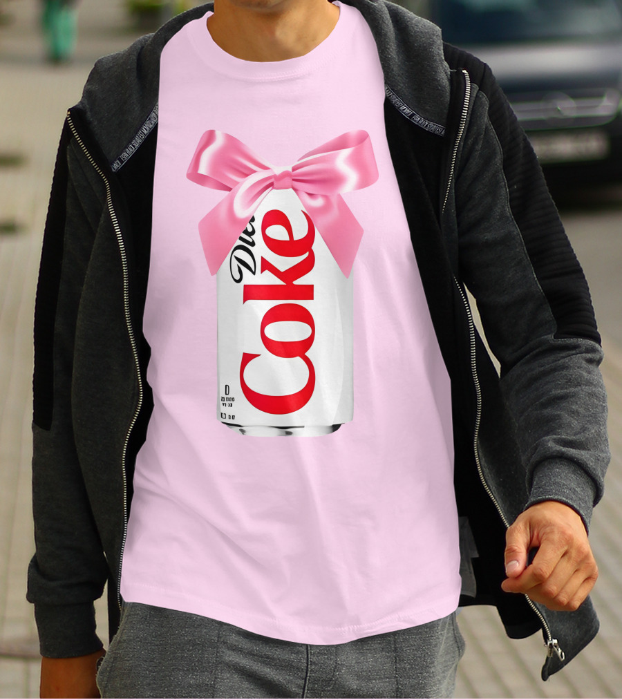 Pink Bow Diet Coke Can T-Shirt