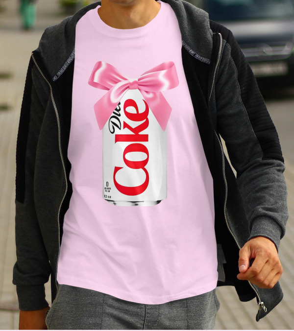 Pink Bow Diet Coke Can T-Shirt