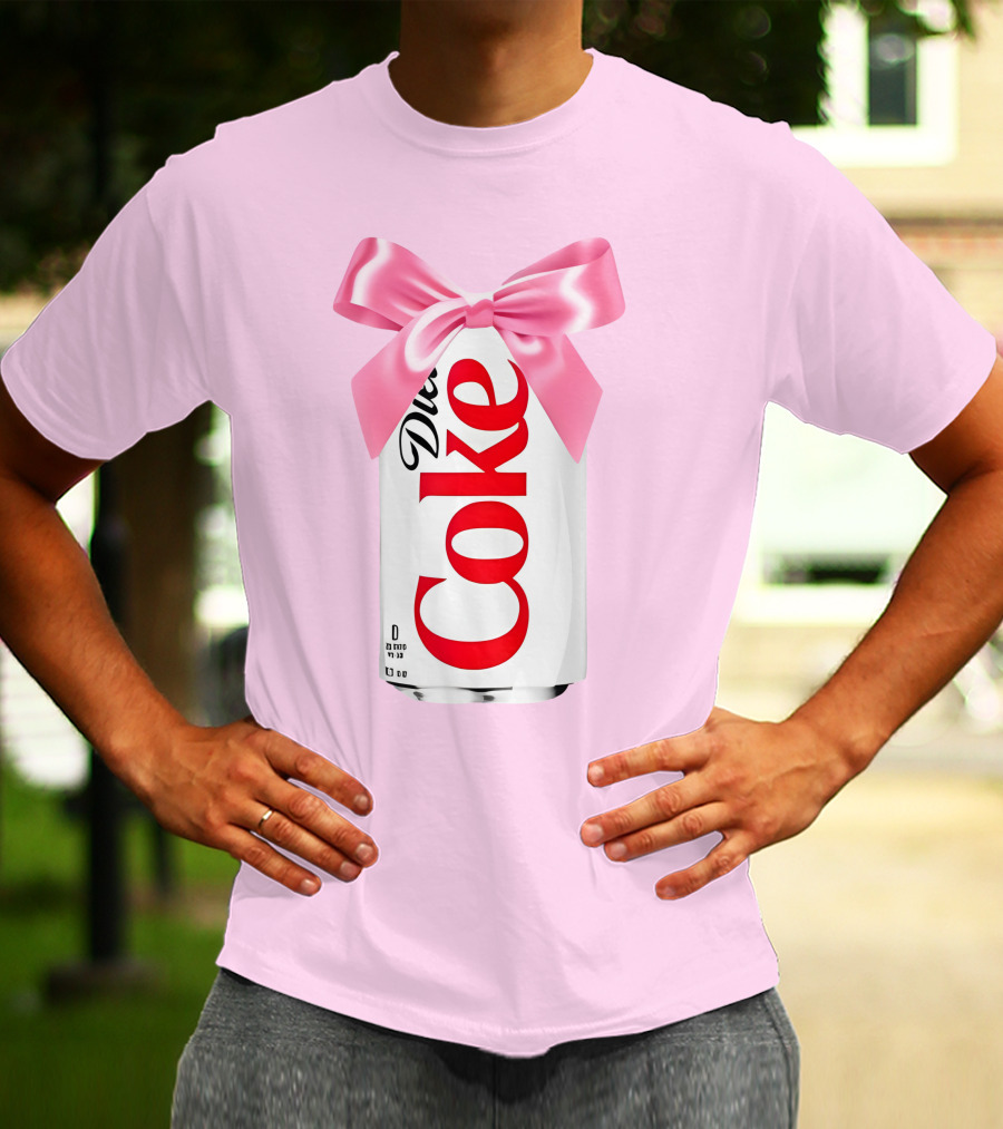 Pink Bow Diet Coke Can T-Shirt