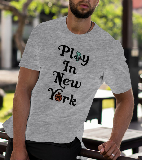 Play In New York Liberty Basketball Icon T-Shirt