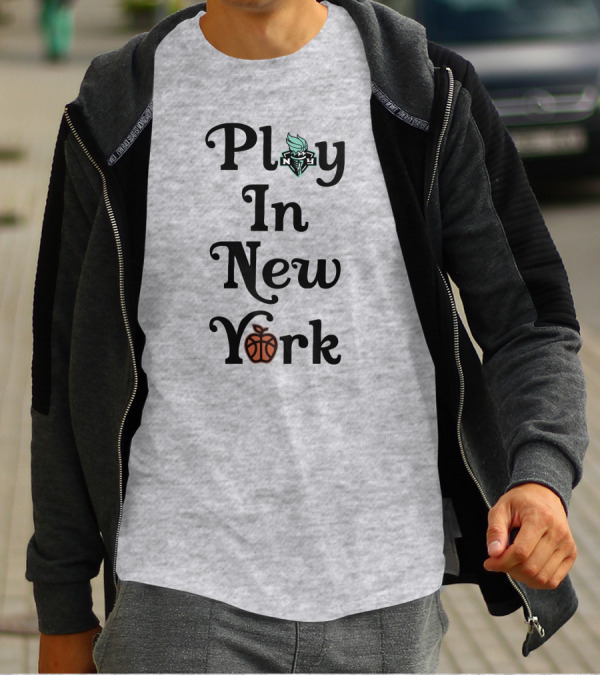 Play In New York Liberty Basketball Icon T-Shirt