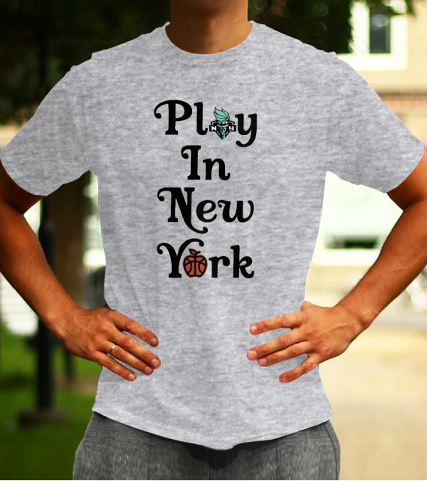 Play In New York Liberty Basketball Icon T-Shirt