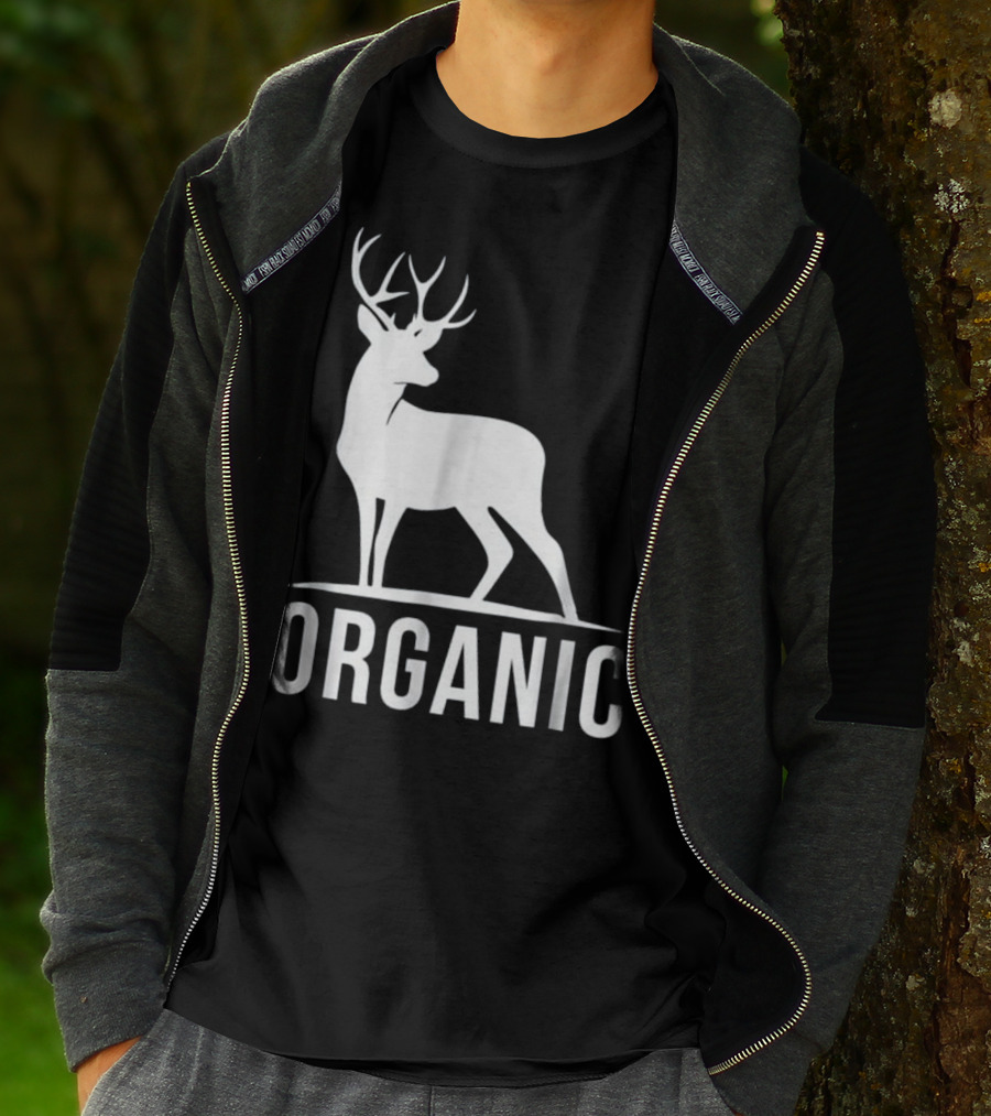 Deer Organic Bow Hunter Inspired Deer T-Shirt