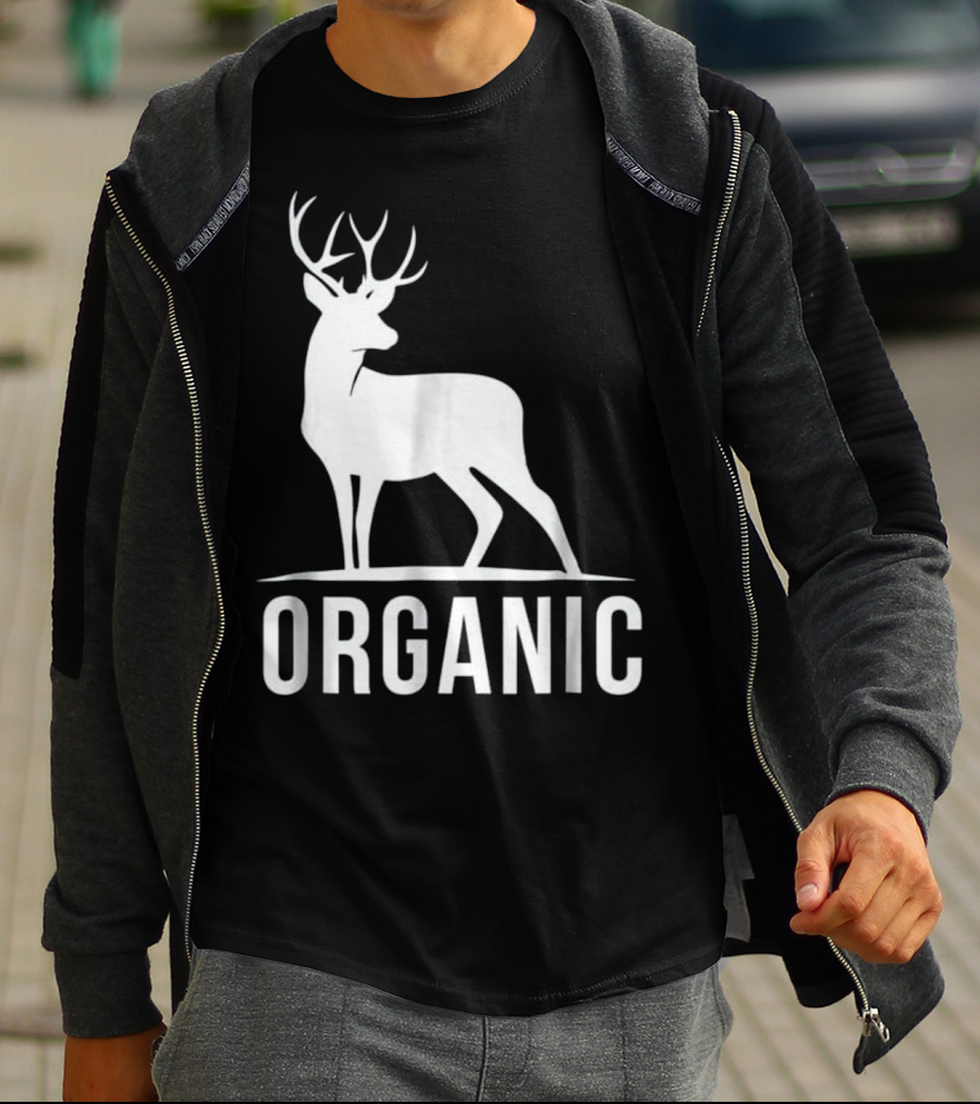 Deer Organic Bow Hunter Inspired Deer T-Shirt