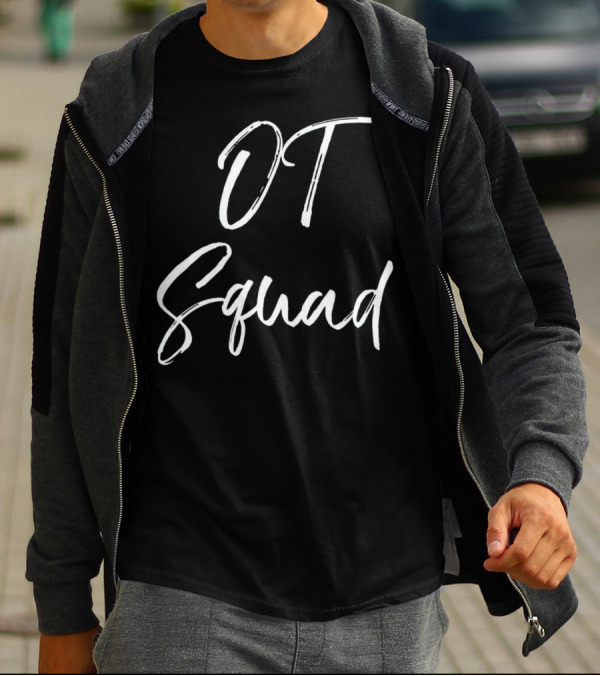 OT Squad Cute Occupational Therapist Crew T-Shirt
