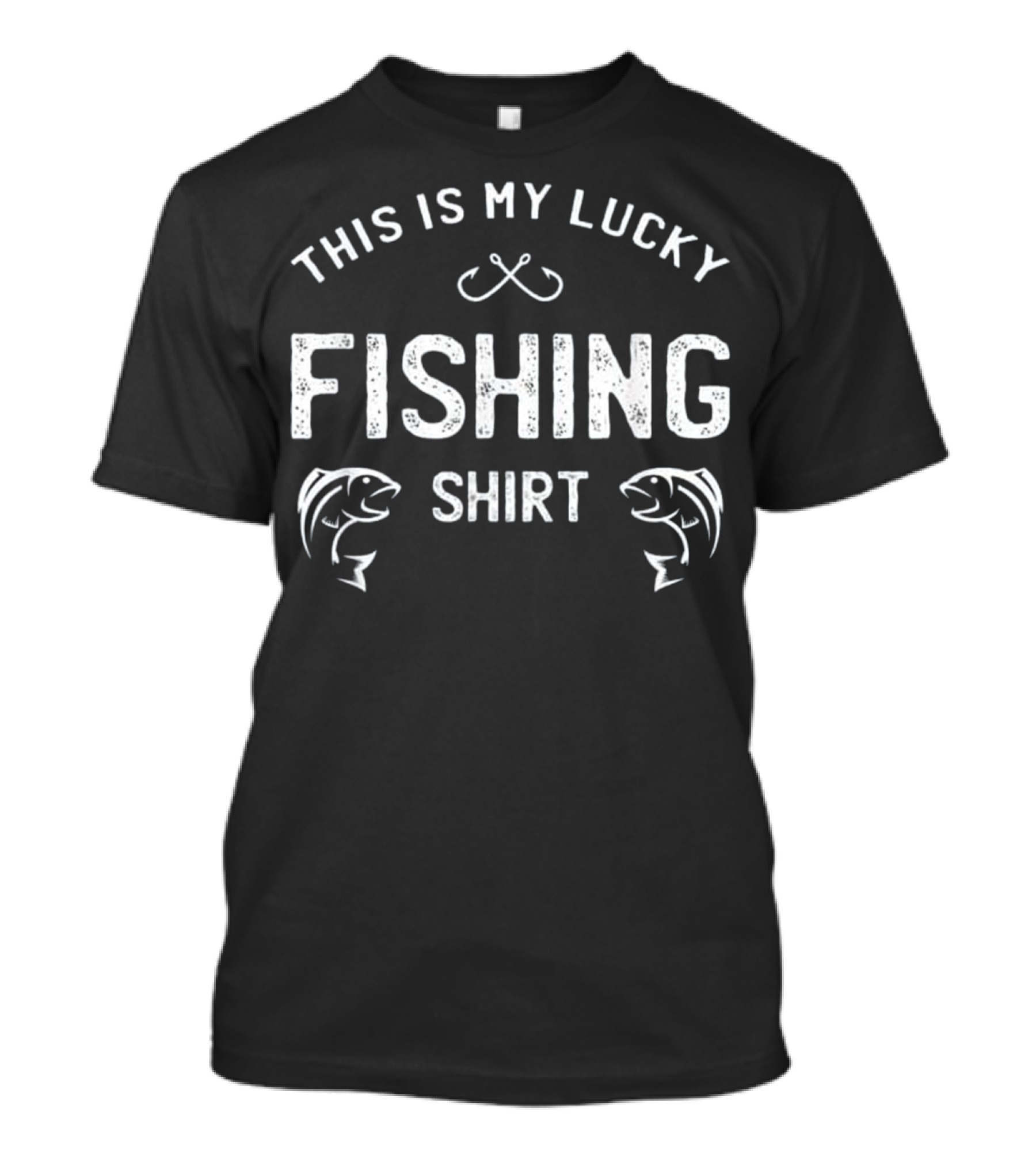 This Is My Lucky Fishing Shirt With Hook And Fish T-Shirt