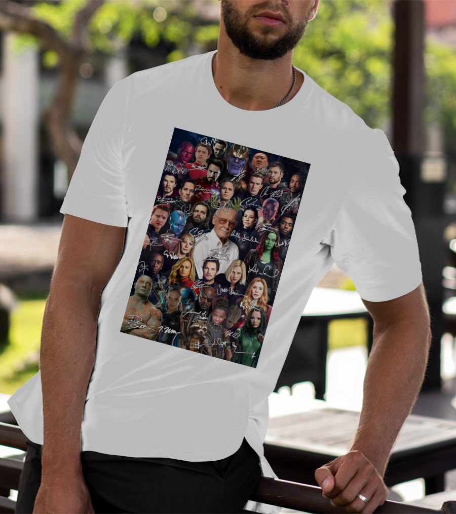MV 001 Marvel Cinematic Universe Collage T-Shirt