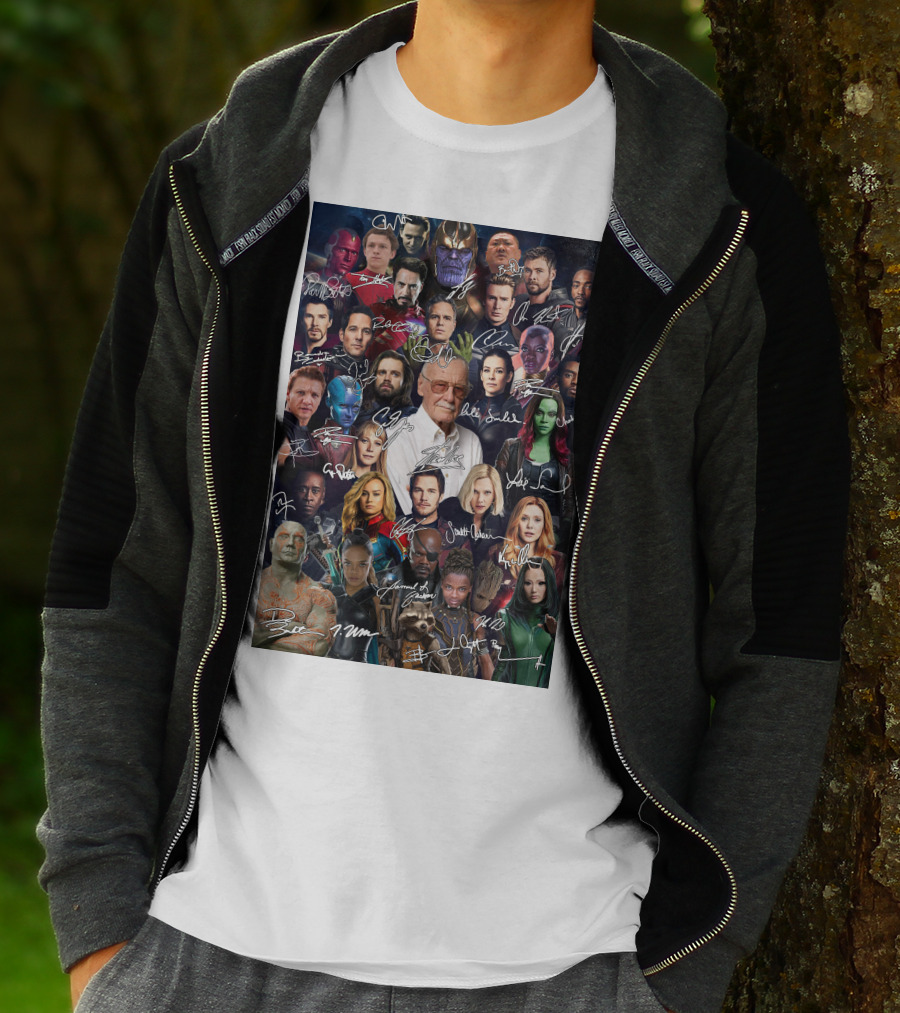 MV 001 Marvel Cinematic Universe Collage T-Shirt