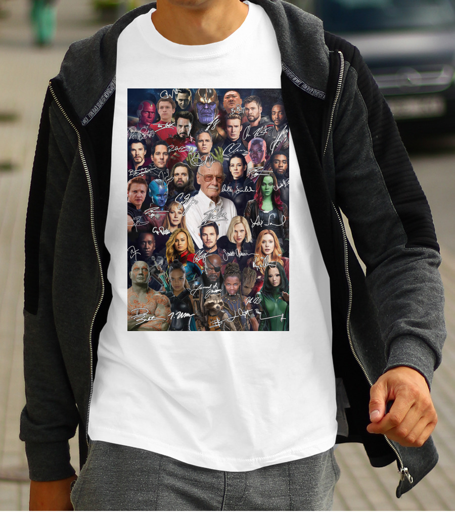 MV 001 Marvel Cinematic Universe Collage T-Shirt