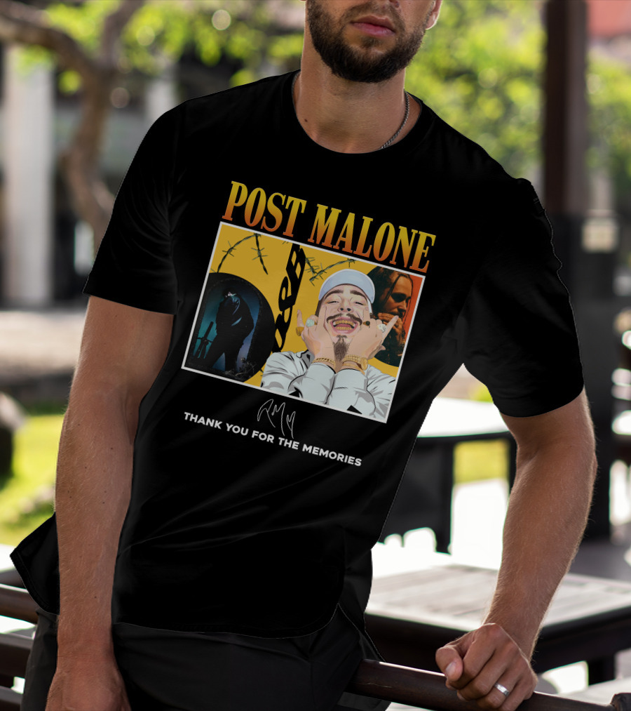 Post Malone Thank You For The Memories T-Shirt