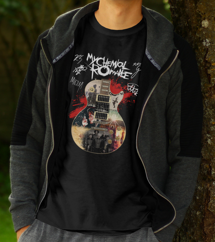 My Chemical Romance Guitar Collage T-Shirt