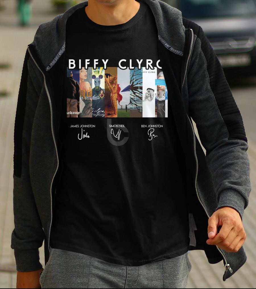 Biffy Clyro Album Art Collage James Johnston Simon Neil Ben Johnston T-Shirt