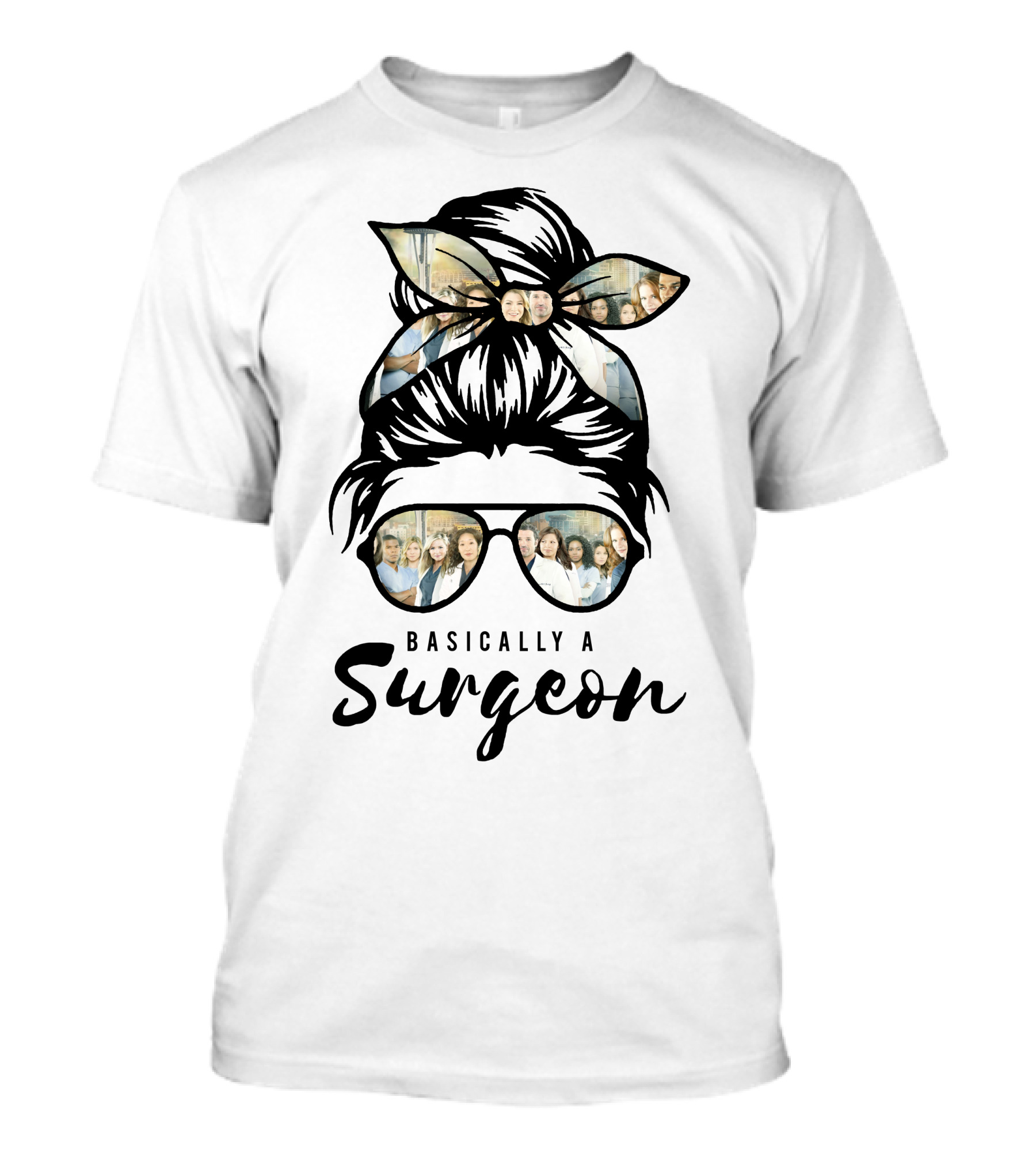 Basic Surgeon Glasses Bandana T-Shirt