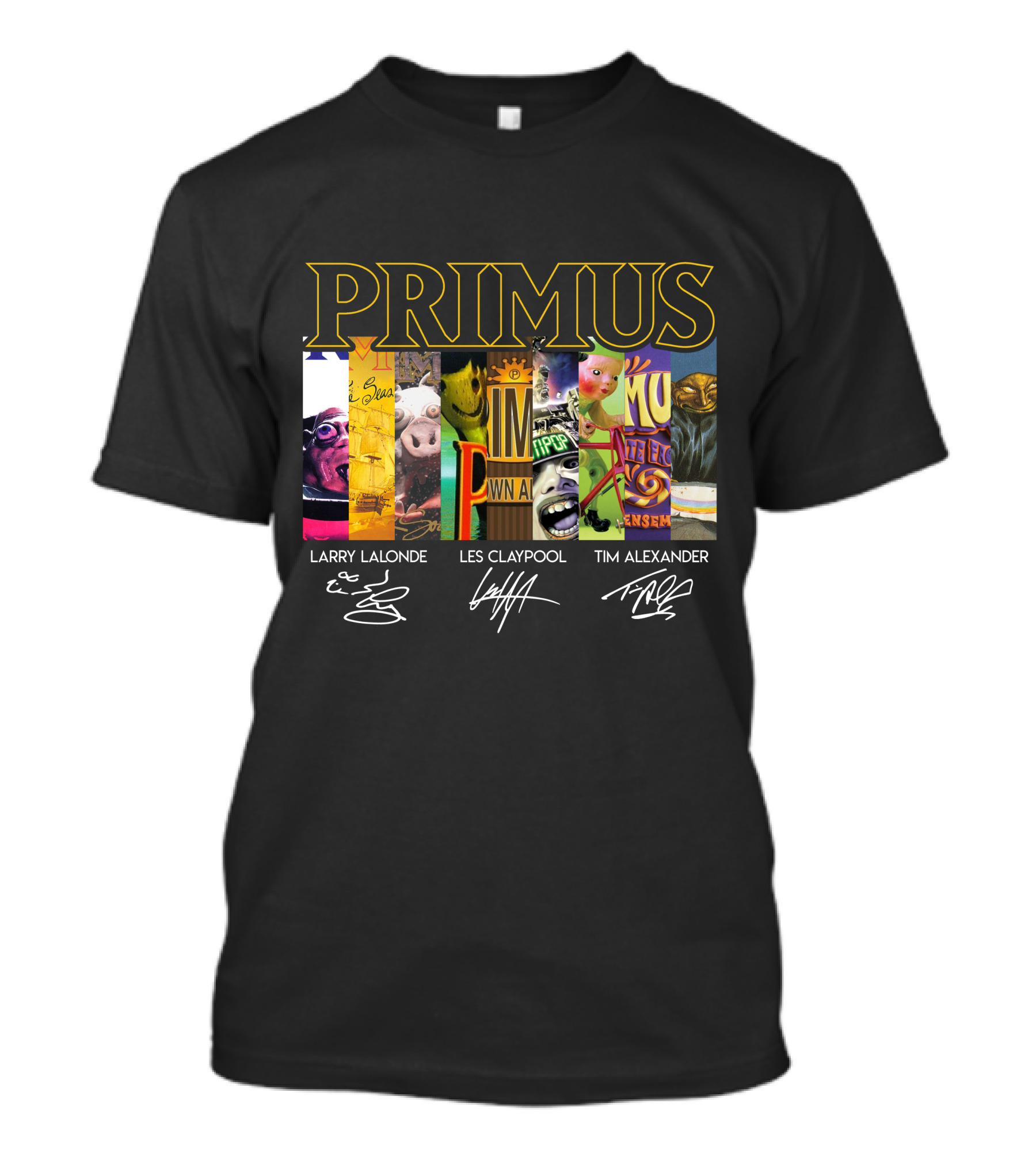 Primus Larry Lalonde Les Claypool Tim Alexander T-Shirt