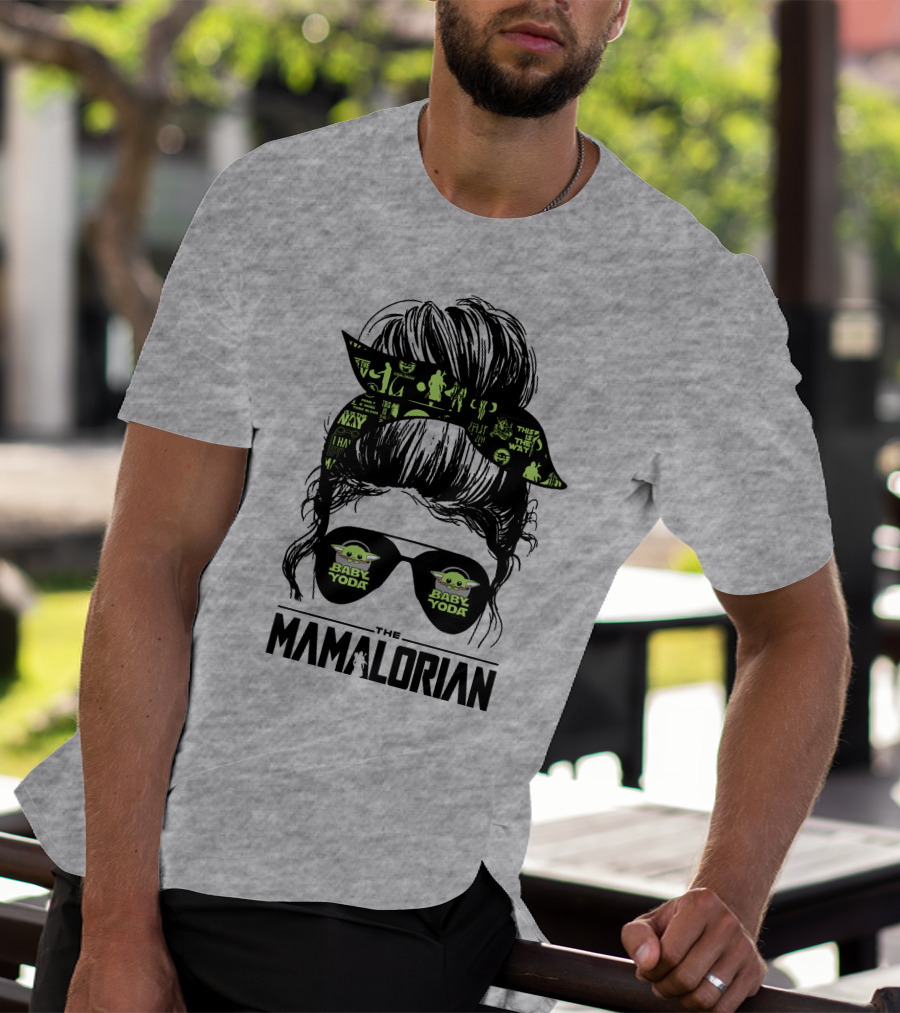 The Mamalorian Baby Yoda Grogu Star Wars T-Shirt