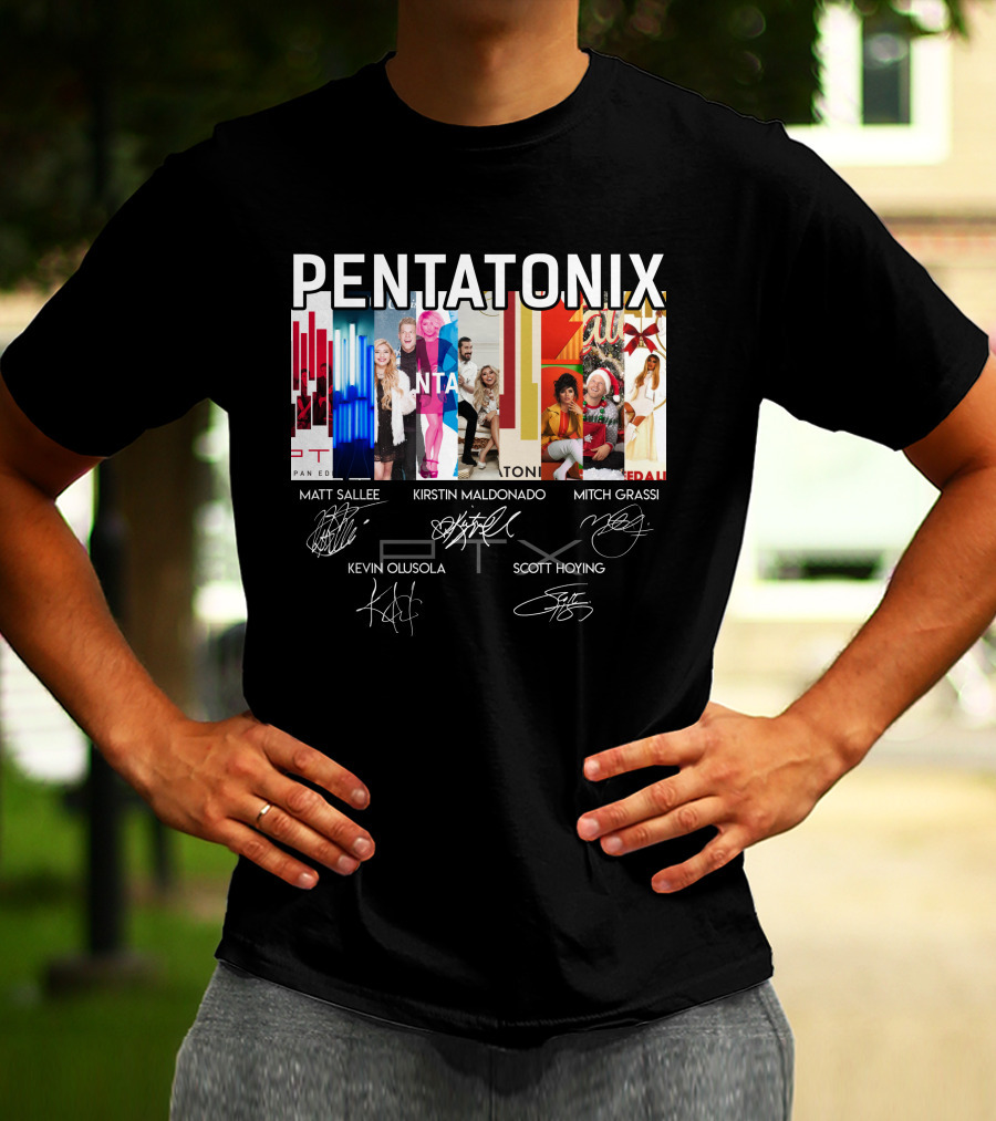 Pentatonix Matt Sallee Kirstin Maldonado Mitch Grassi Kevin Olusola Scott Hoying T-Shirt