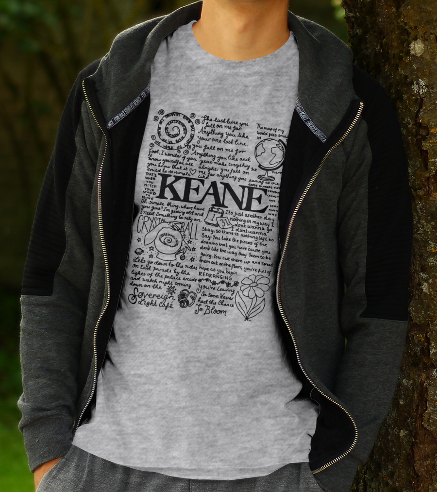 Keane Hopes Crystal Ball Sovereign Night Sky Bloom T-Shirt