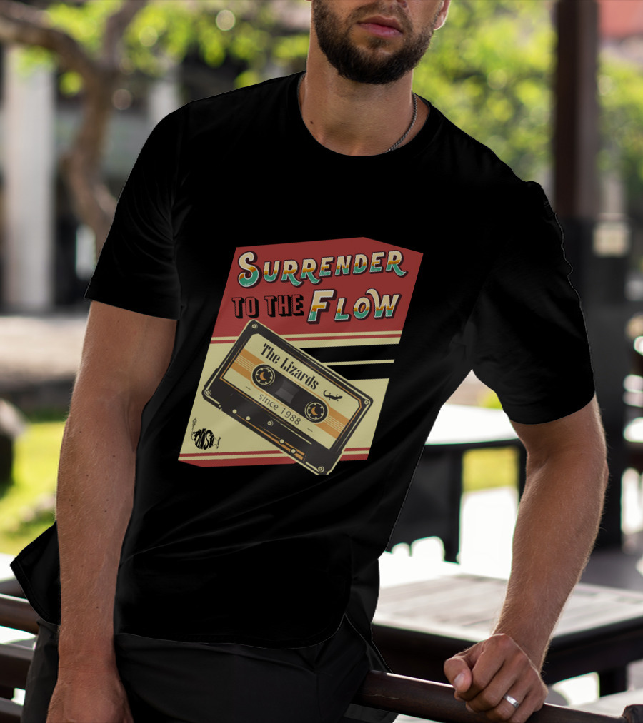 Surrender To The Flow The Lizards Since 1988 Cassette T-Shirt
