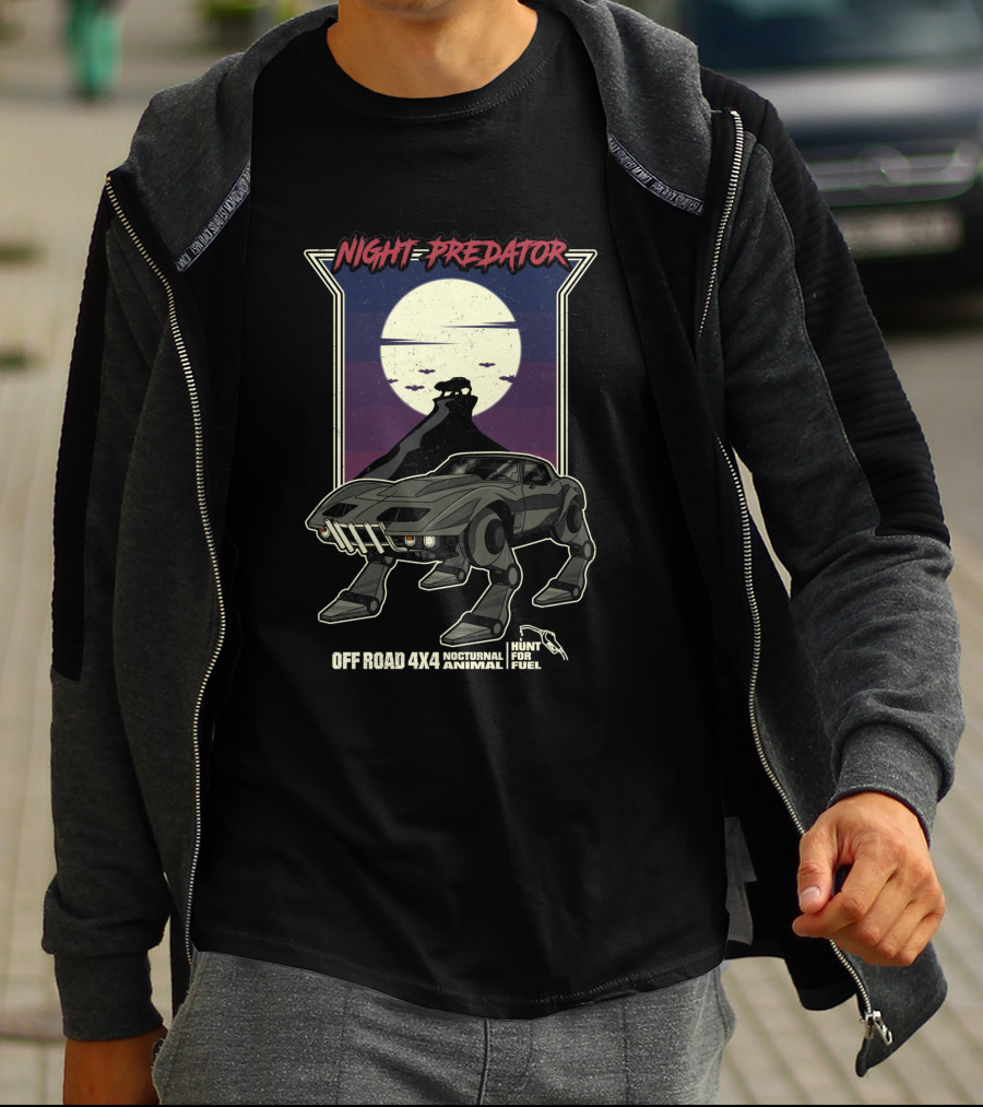 Night-Predator Off Road 4X4 Nocturnal Animal Hunt For Fuel T-Shirt