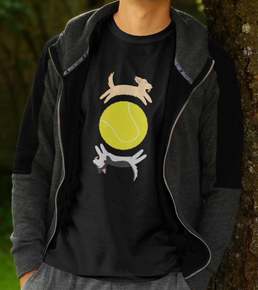 Ball Is Life With Dogs And Tennis Ball 1159928 T-Shirt