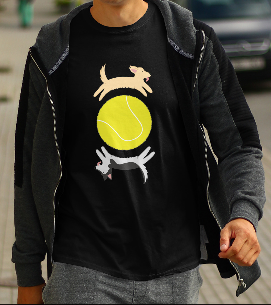 Ball Is Life With Dogs And Tennis Ball 1159928 T-Shirt