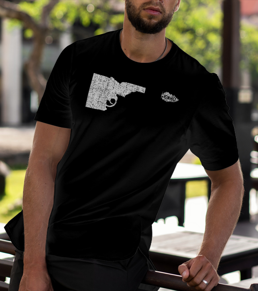 Idaho Pine Tree Gun Nature Lover Shooting T-Shirt