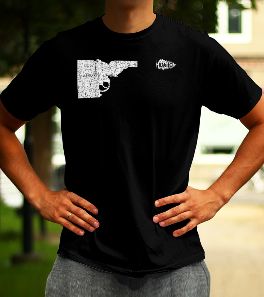 Idaho Pine Tree Gun Nature Lover Shooting T-Shirt