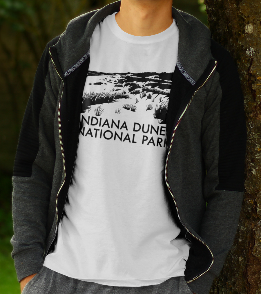 Indiana Dunes National Park Scenic Landscape T-Shirt