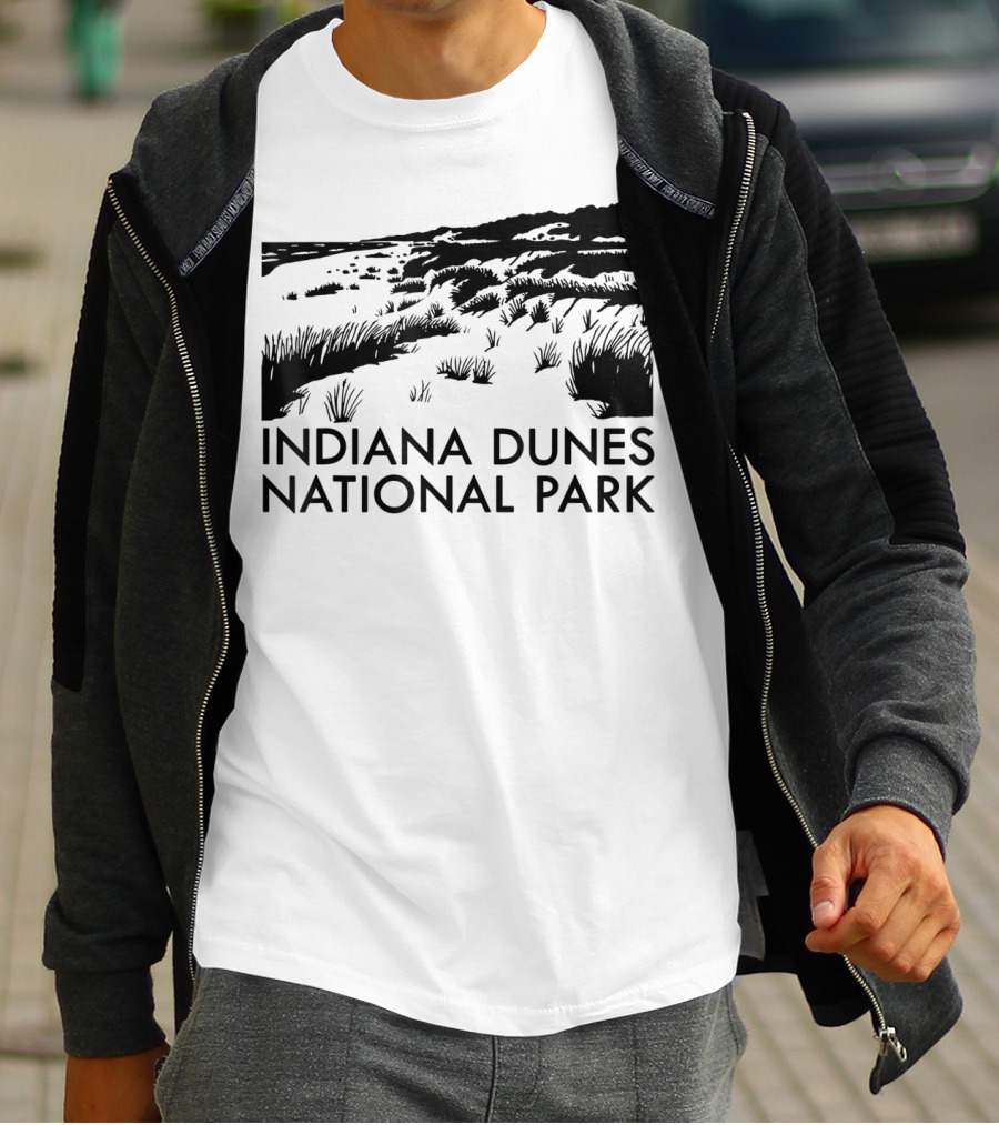Indiana Dunes National Park Scenic Landscape T-Shirt