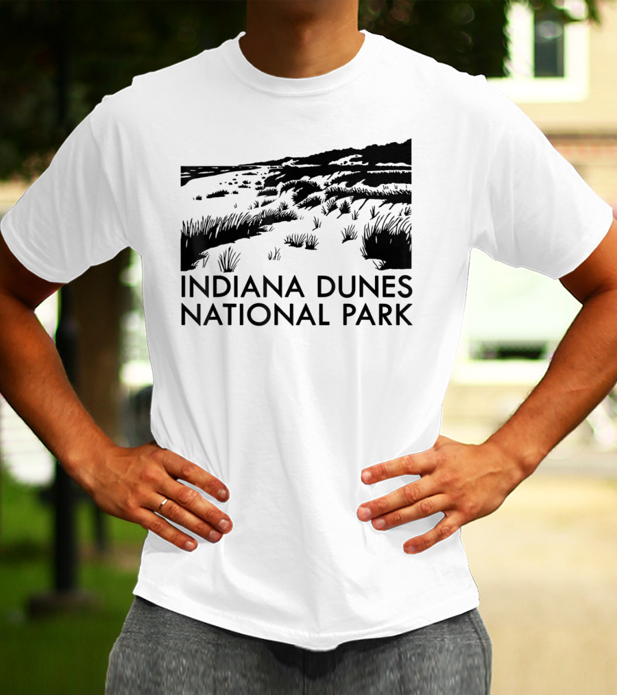 Indiana Dunes National Park Scenic Landscape T-Shirt