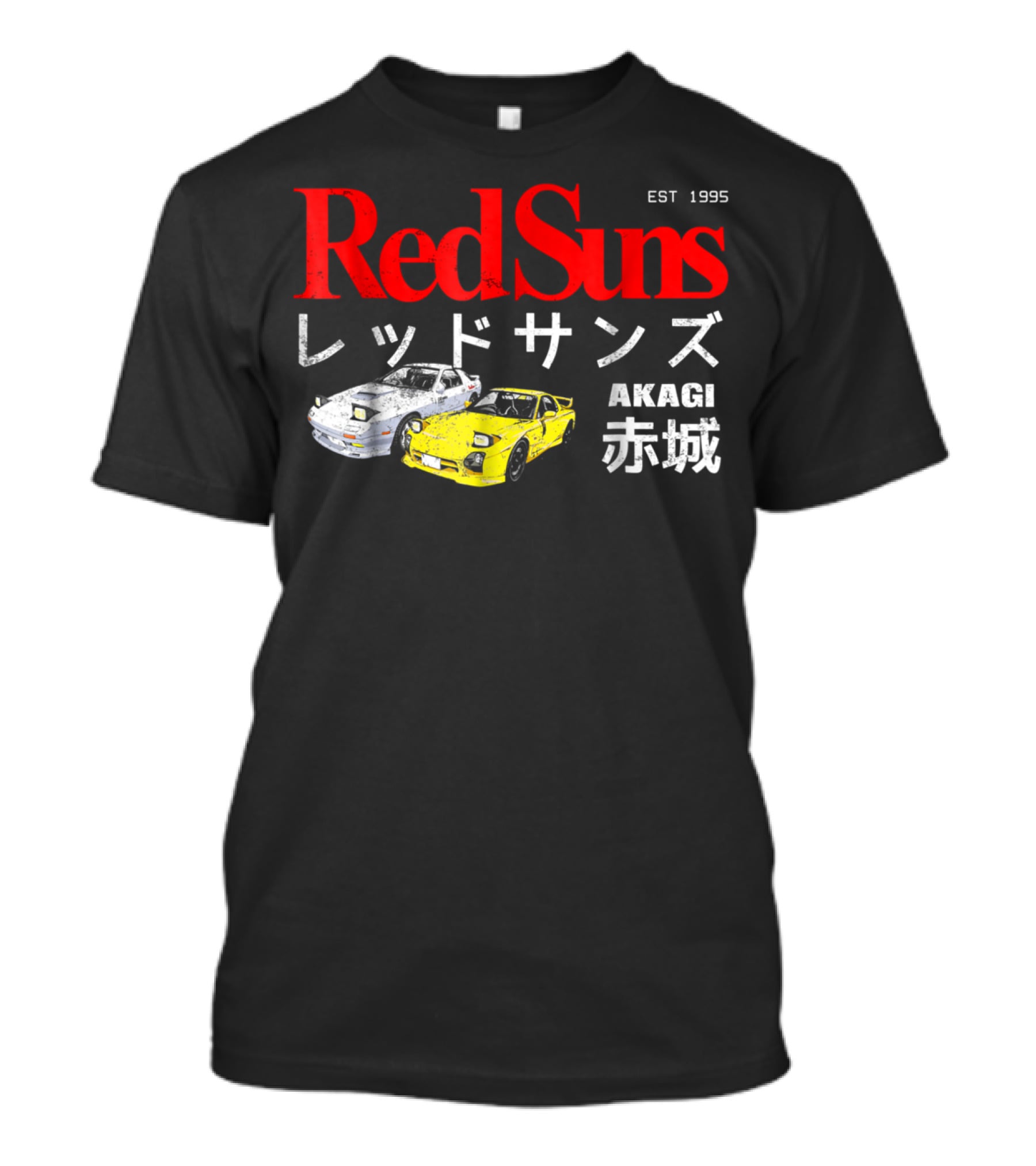 RedSuns Akagi EST 1995 Initial D T-Shirt