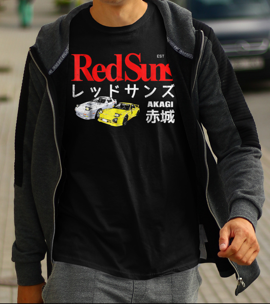 RedSuns Akagi EST 1995 Initial D T-Shirt