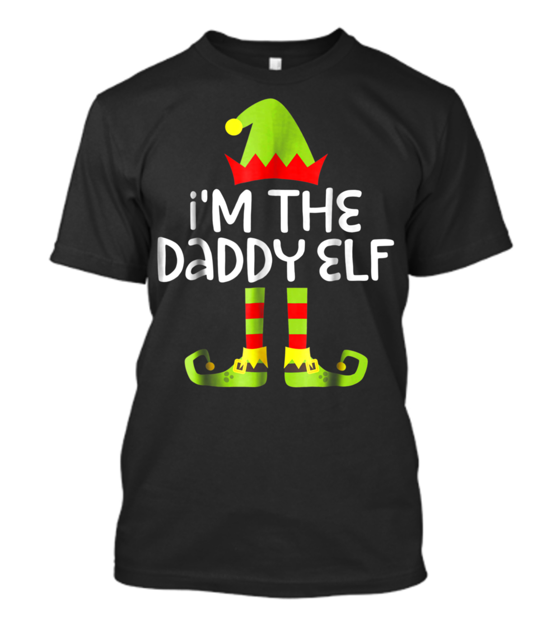 I'm The Daddy Elf Mens Matching Christmas T-Shirt