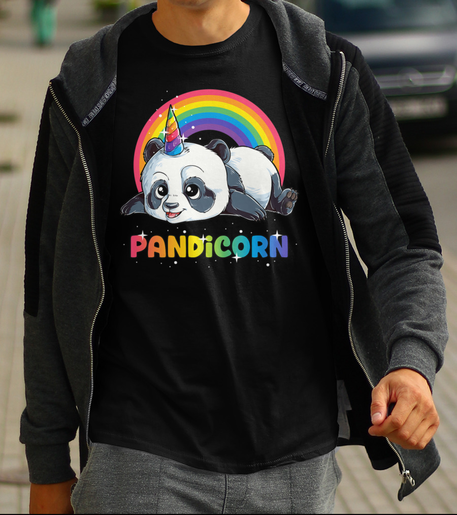 Pandicorn Panda Unicorn Rainbow Pandacorn T-Shirt