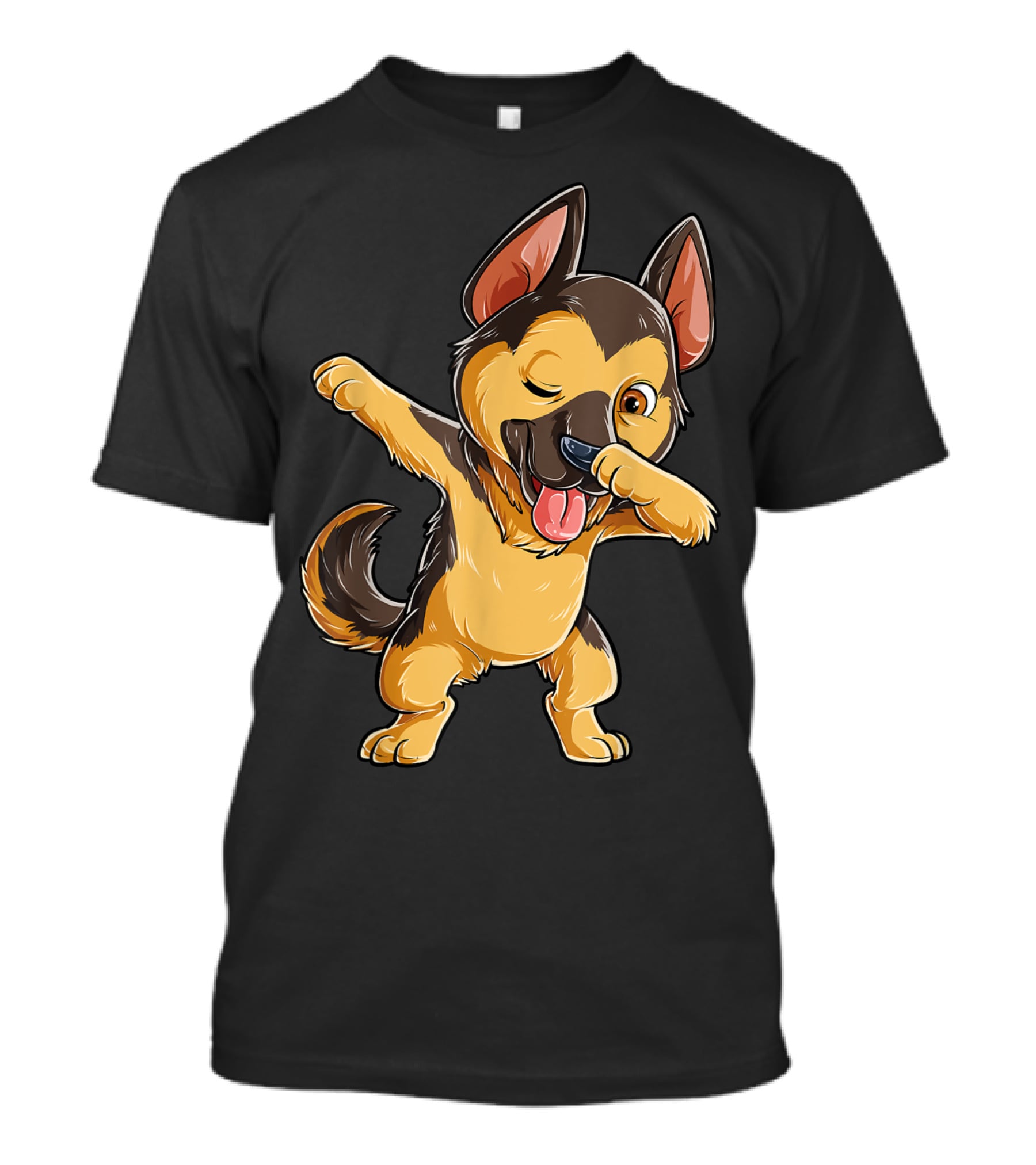Dabbing German Shepherd Puppy Dance Boys Lover16 T-Shirt