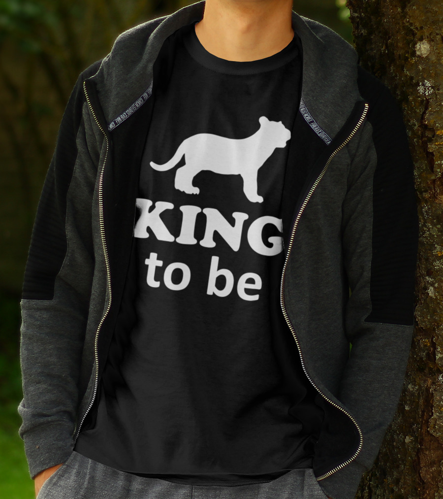 KING To Be Lion Matching Dad And Son King Prince T-Shirt