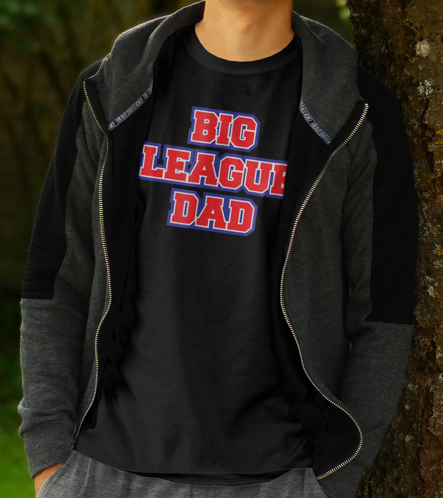 Big League Dad Baseball Mens T-Shirt