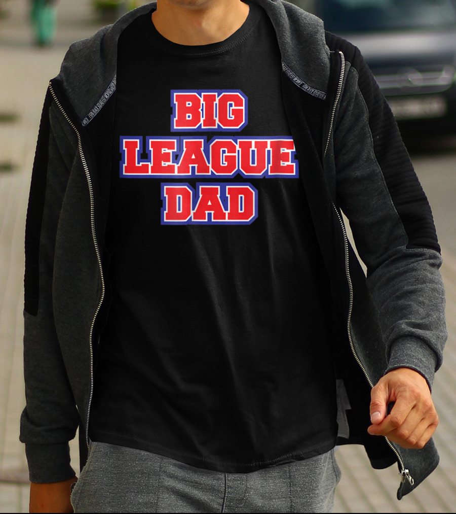 Big League Dad Baseball Mens T-Shirt