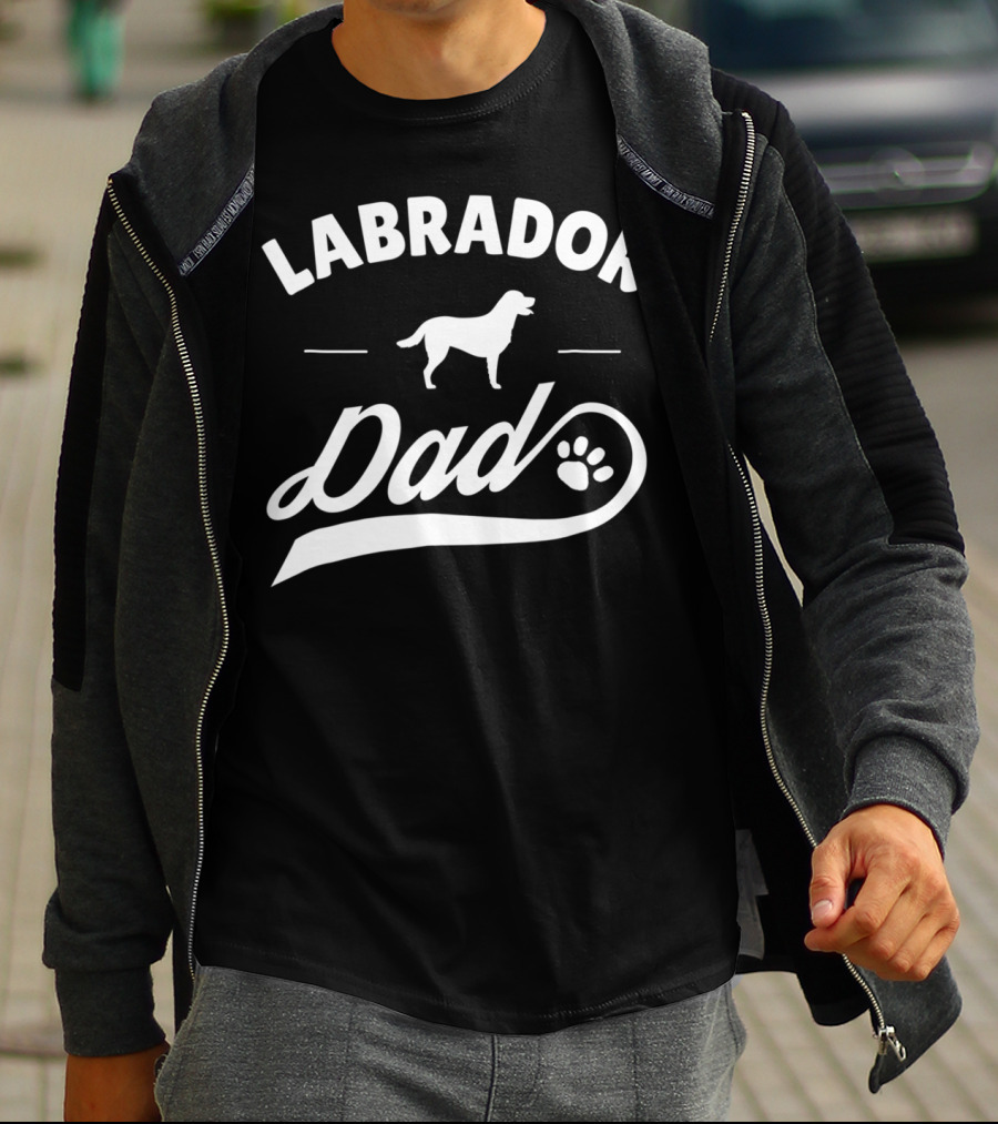 Labrador Dad Dog Owner Lover Mens T-Shirt