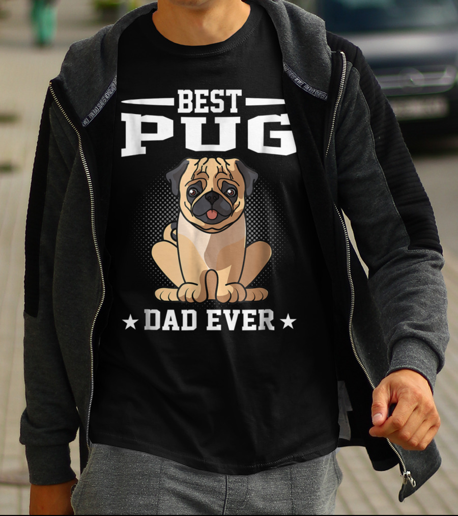 Best Pug Dad Ever T-Shirt