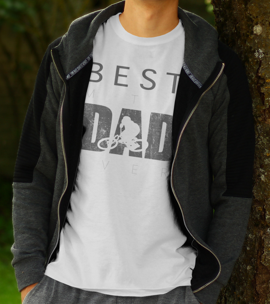 Best MTB Dad Ever Mountain Bike Rider T-Shirt