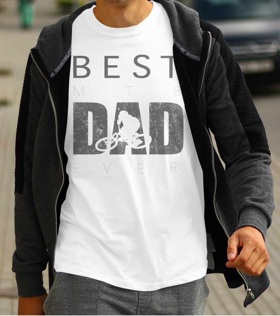 Best MTB Dad Ever Mountain Bike Rider T-Shirt